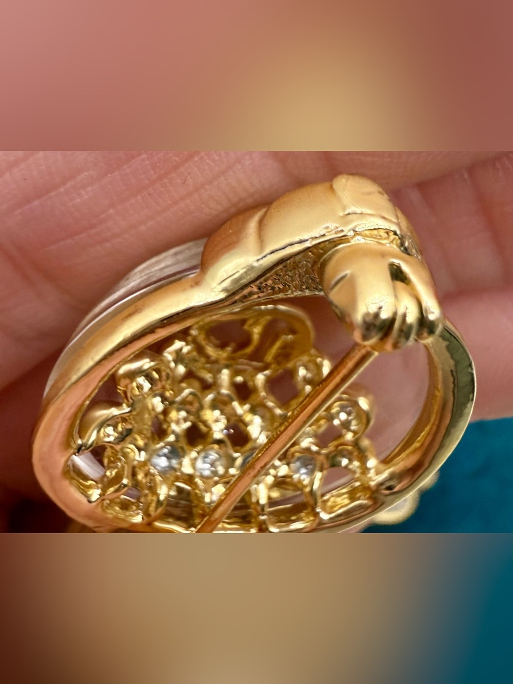 Vintage AJC 1¢ Gumball Machine Brooch Pin | Gold Tone Novelty Figural Jewelry - Picture 10 of 10